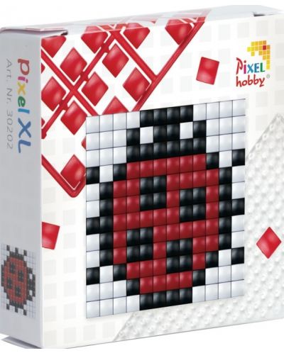 Креативен комплект с пиксели Pixelhobby - XL, Калинка - 1