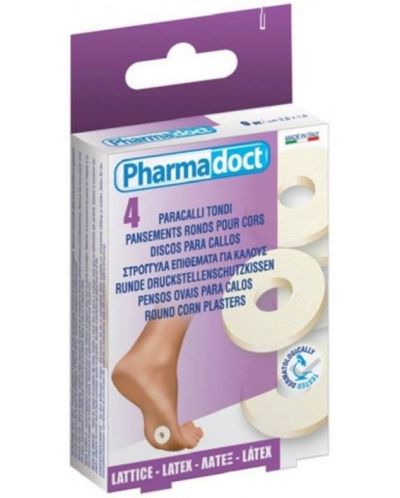 Кръгли подложки от латекс, Maxi, 4 броя, Pharmadoct  - 1