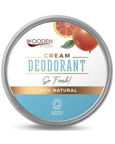 Wooden Spoon Крем-дезодорант Go Fresh, 60 ml - 1