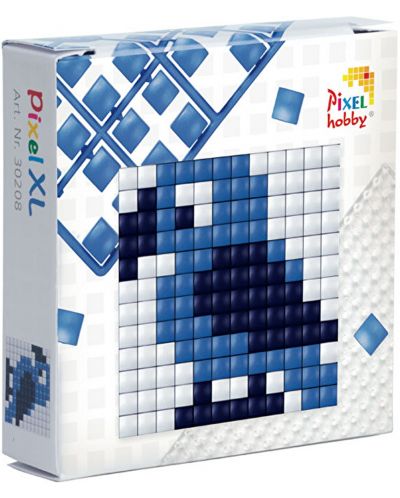 Креативен комплект с пиксели Pixelhobby - XL, Папагал  - 1