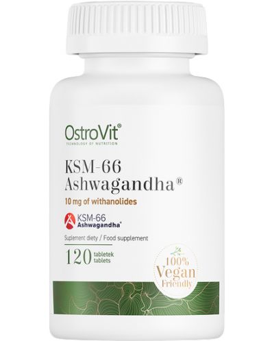 KSM-66 Ashwagandha, 120 таблетки, OstroVit - 1