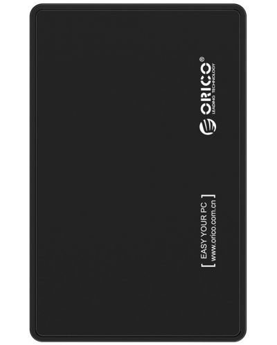 Кутия за твърд диск Orico - 2588US3-BK, USB3.0, 2.5'', черна - 2