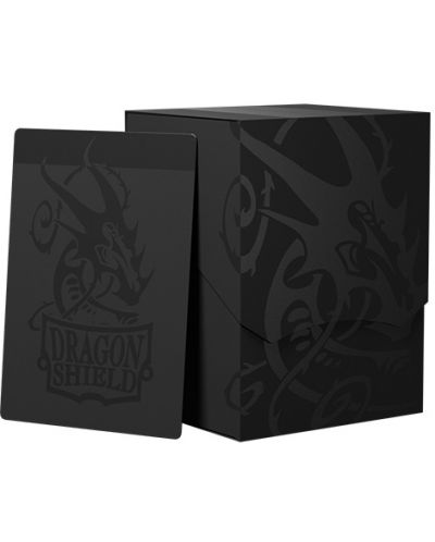 Кутия за карти Dragon Shield Deck Shell - Shadow Black (100 бр.) - 2