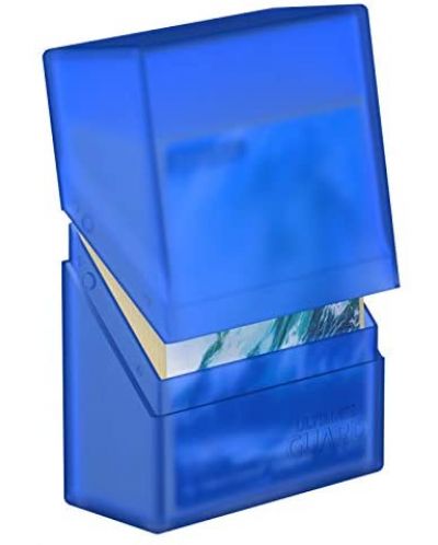 Кутия за карти Ultimate Guard Boulder Deck Case Standard Size - Sapphire (40 бр.) - 2