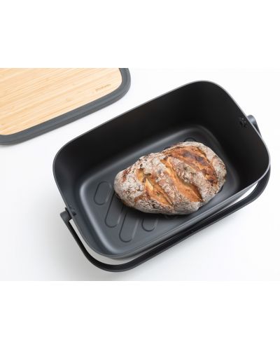 Кутия за хляб Brabantia - Nic, Dark Grey - 8