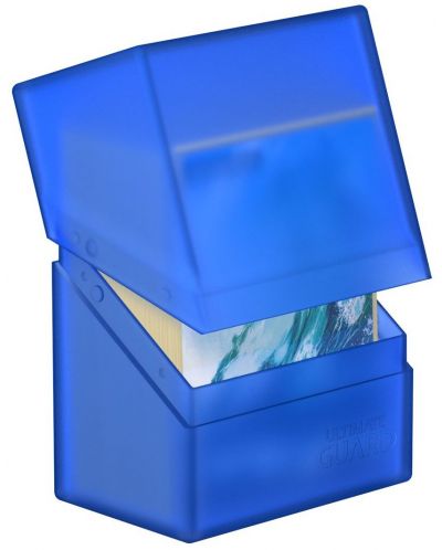 Кутия за карти Ultimate Guard Boulder Deck Case - Standard Size, синя (60 бр.) - 2