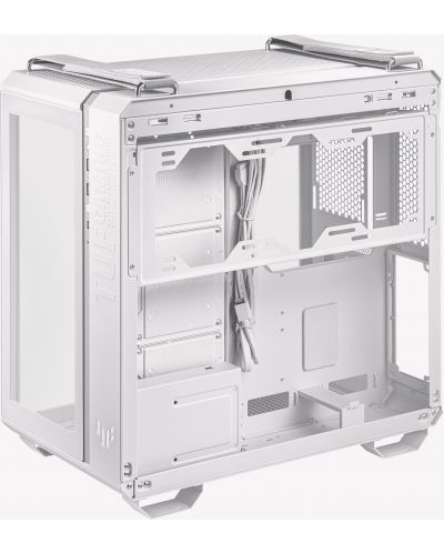 Кутия ASUS - TUF Gaming GT502, mid tower, бяла/прозрачна - 7
