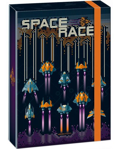 Кутия с ластик Ars Una Space Race - A4 - 1