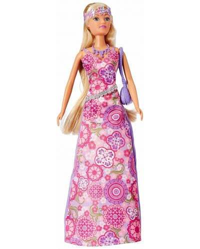 Кукла Simba Toys Steffi Love - Стефи, с рокля на цветя, асортимент - 1