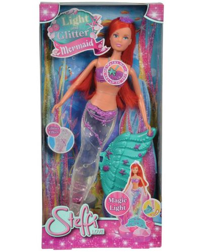 Кукла Simba Toys Steffi Love - Стефи, светеща русалка - 2