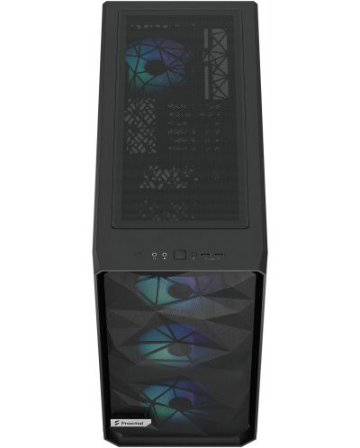 Кутия Fractal Design - Meshify 2 Lite RGB, mid tower, черна/прозрачна - 3
