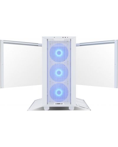 Кутия Lian-Li - Lancool III RGB, mid tower, бяла/прозрачна - 5