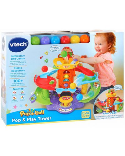Детска играчка Vtech - Кула, с топки  - 5