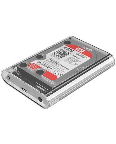 Кутия за твърд диск Orico - 3139U3, USB 3.0, 3.5'', прозрачна - 4