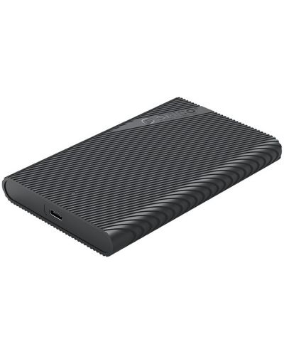 Кутия за твърд диск Orico - 2521C3, USB 3.1, 2.5'', черна - 1