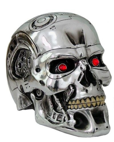 Кутия за съхранение Nemesis Now Movies: Terminator - T-800 Skull, 18 cm - 1