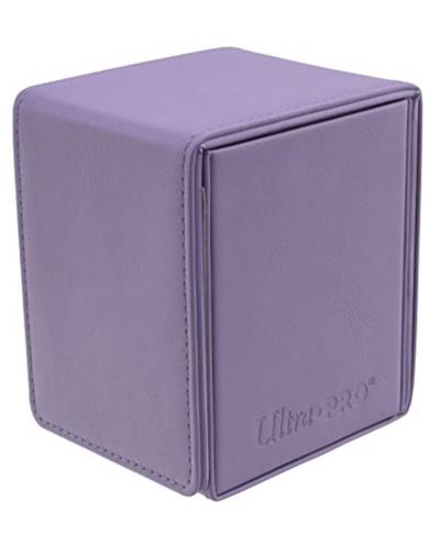 Кутия за карти Ultra Pro Vivid Alcove Flip - Purple (100 бр.) - 1