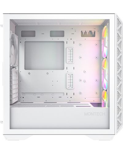 Кутия MONTECH - AIR 903 MAX, mid tower, бяла/прозрачна - 3