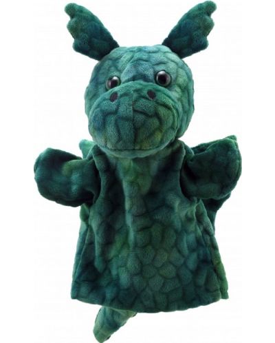 Кукла ръкавица The Puppet Company - Зелен дракон, 25 cm