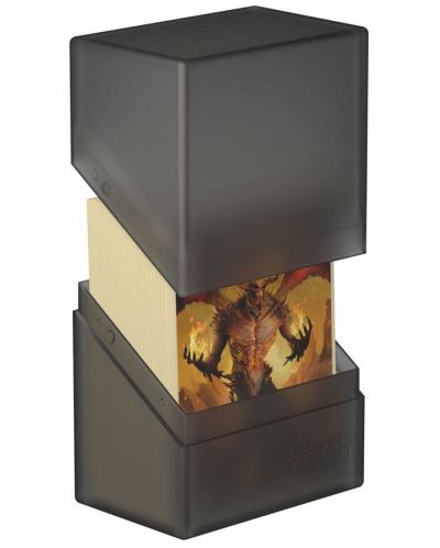 Кутия за карти Ultimate Guard Boulder Deck Case - Standard Size, черна (60 бр.) - 3