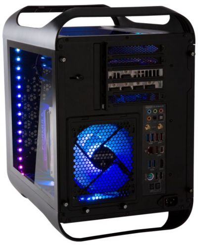 Кутия BitFenix -  Prodigy M2022 ARGB, cube tower, черна/прозрачна - 4