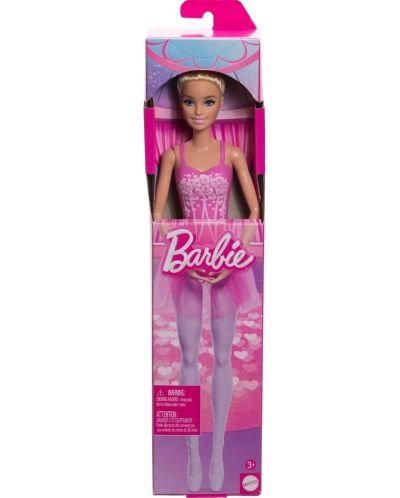Кукла Barbie - Балеринa, с руса коса и розова рокля - 6
