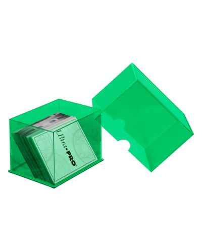 Кутия за карти Ultra Pro - Eclipse 2-Piece Deck Box, Lime Green (100+ бр.) - 2