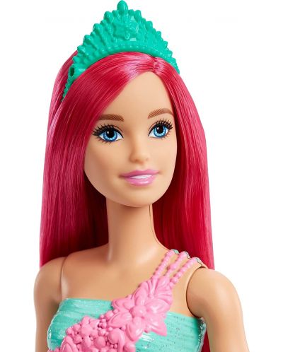Кукла Barbie Dreamtopia - С тъмнорозова коса - 2
