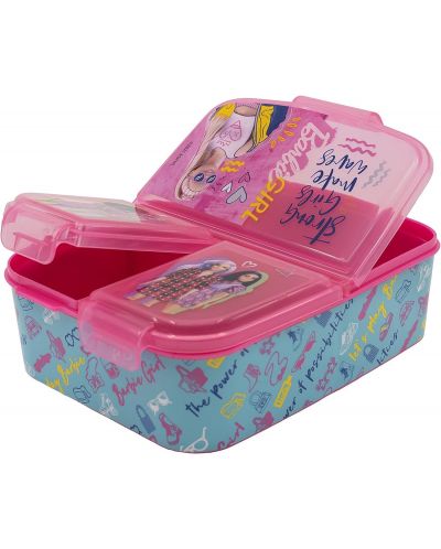 Кутия за храна Stor - Barbie, с 3 отделения - 3