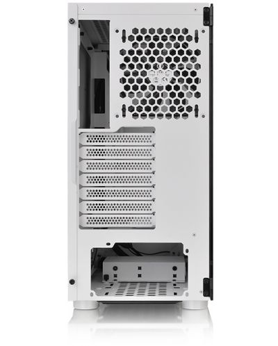 Кутия Thermaltake - H200 TG Snow RGB, mid tower, бяла/прозрачна - 7