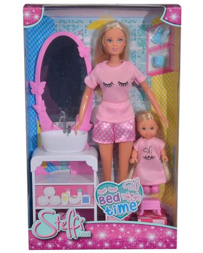 Кукла Simba Toys Steffi Love - Стефи и Еви, с баня - 3