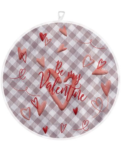 Кухненска кърпа Aglika - Be My Valentine, Ø50 cm - 1