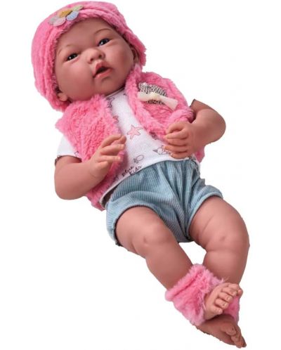 Кукла-бебе Wandalong Baby Doll - С розов тоалет, 41 cm - 2