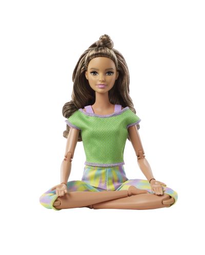 Кукла Mattel Barbie Made to Move с кестенява коса - 5
