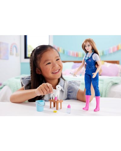 Кукла Barbie You Can Be Anything - Юбилейна 65-та годишнина, Ветеринар - 6
