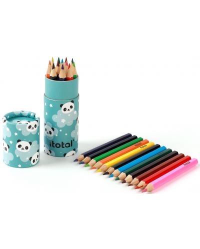 Кутия с моливи I-Total Panda - 12 цвята - 3