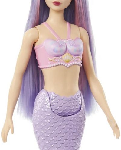 Кукла Barbie - Барби русалка с лилава коса - 4