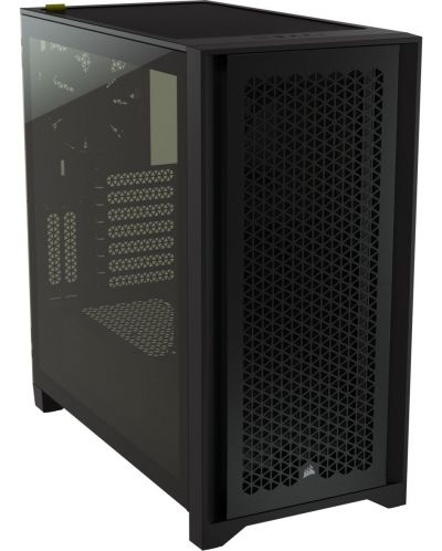 Кутия Corsair - 4000D Airflow, mid tower, черна/прозрачна - 2