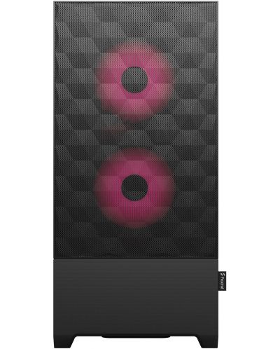 Кутия Fractal Design - Pop Air RGB, mid tower, магента/черна/прозрачна - 2