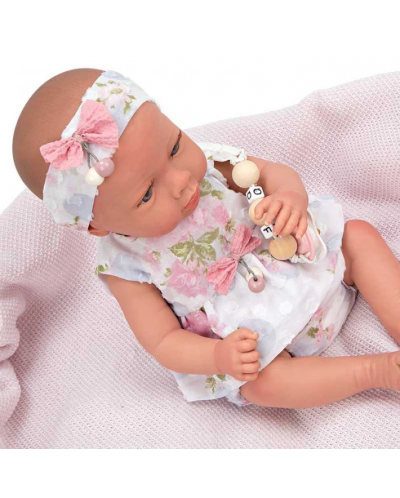 Кукла-бебе Arias - Инна с розово одеяло и аксесоари, 38 cm - 5