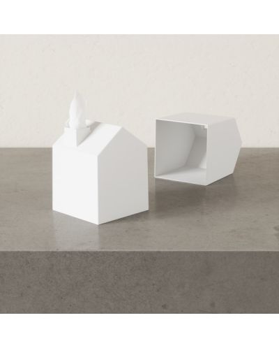 Кутия за салфетки Umbra - Casa, 17 x 13 x 13 cm, бяла - 7