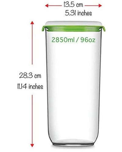 Кутия за вакуумиране Fosa Home - Madrid, 2.85 L, 13.5 х 28.3 cm - 5
