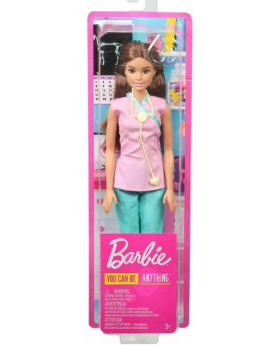 Кукла Mattel Barbie - С професия, Лекарка - 1