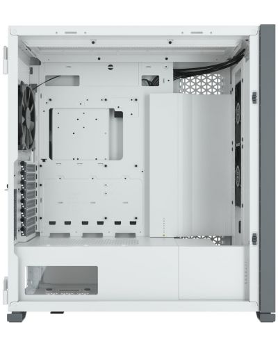 Кутия Corsair - 7000D Airflow, full tower, бяла/прозрачна - 4