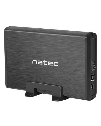 Кутия за твърд диск Natec - Rhino SATA 3.5", USB 3.0, сива - 3