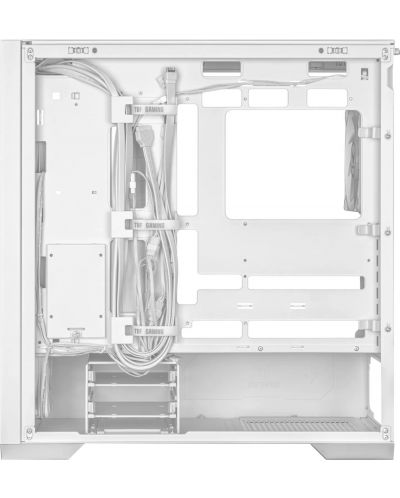 Кутия ASUS - TUF Gaming GT302 RGB, mid tower, бяла/прозрачна - 4