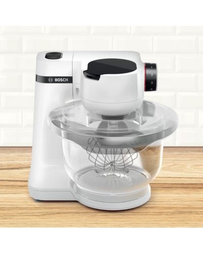 Кухненски робот Bosch - MUMS2TW01, 700W, 4 степени, 3.8 l, бял - 7