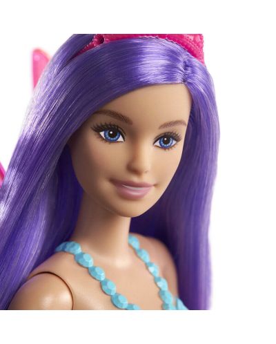 Кукла Barbie Dreamtopia - Барби приказна фея с крила, с лилава коса - 2