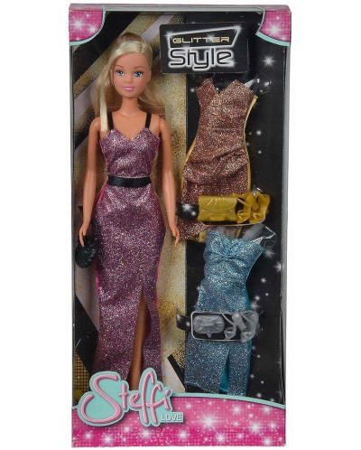Кукла Simba Toys Steffi Love - Стефи, блестящ стил - 5