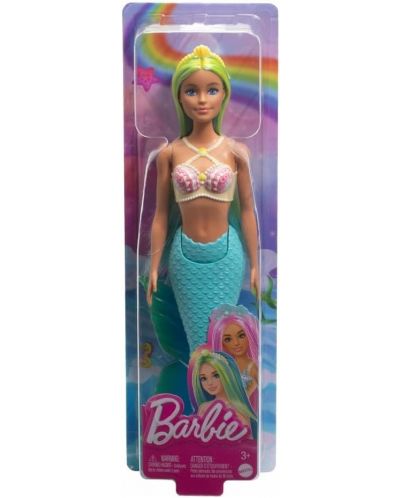 Кукла Barbie - Барби русалка със синя коса - 4